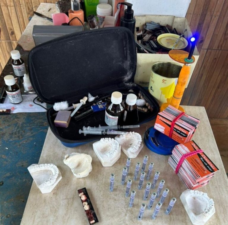 Polícia Civil prende suspeito de exercer ilegalmente a profissão de dentista em Inhumas 