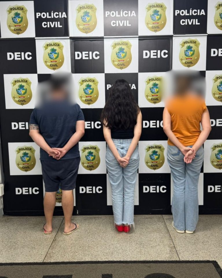Polícia Civil prende trio suspeito de aplicar golpe envolvendo falso evento de luxo em Goiânia