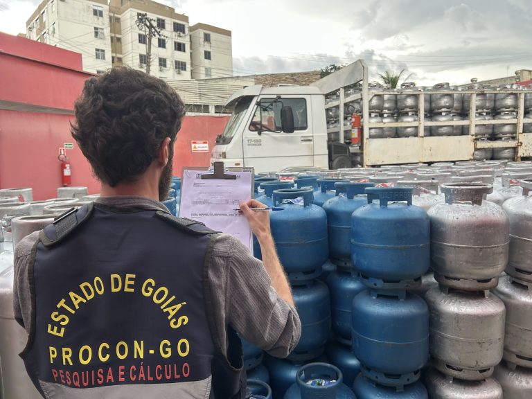 Pesquisa do Procon Goiás aponta variação de até 27% no preço do gás de cozinha em Goiânia 