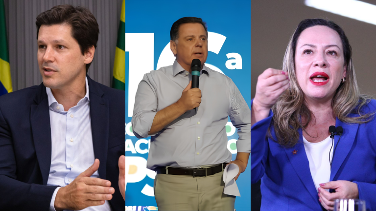 Pesquisa Quaest mostra Daniel Vilela com 33%, seguido por Marconi Perillo (21%) e Adriana Accorsi (10%) na disputa pelo governo de Goiás em 2026