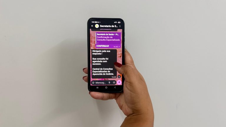 Saúde de Aparecida confirma consultas especializadas pelo WhatsApp 