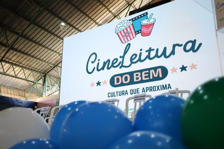 Cine Leitura do Bem leva cinema e incentivo à leitura a cinco cidades de Goiás