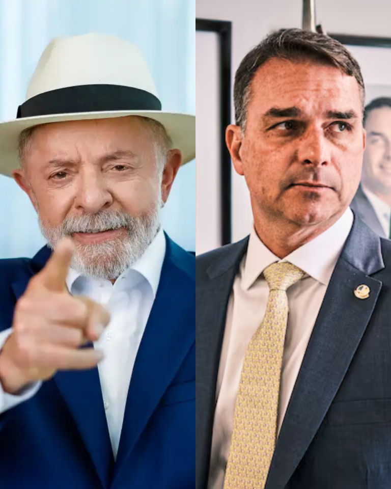 Pesquisa Meio/Ideia aponta Flávio Bolsonaro com 45,3% e Lula com 44,7% em cenário de 2º turno