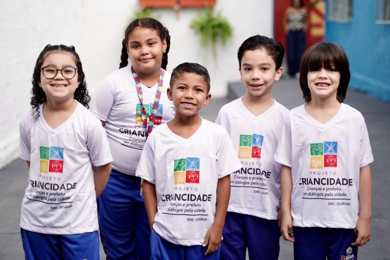 Programa Cidade para Crianças utiliza sugestões de alunos para melhorar entorno das escolas em Goiânia