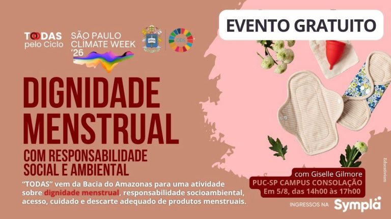 Instituto de Aparecida de Goiânia leva campanha de dignidade menstrual na Amazônia à São Paulo Climate Week 2026