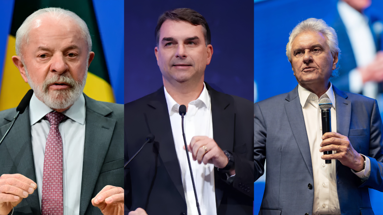 Lula lidera corrida presidencial com 40%; Flávio tem 35% e Caiado aparece com 5%, aponta pesquisa Nexus/BTG