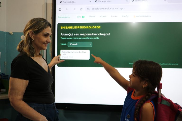 Mãe de aluno cria aplicativo para agilizar saída de estudantes em escola de Goiânia