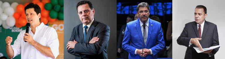 Primeiro debate ao Governo de Goiás reúne Daniel Vilela, Marconi, Wilder e Luis César Bueno neste domingo (9)