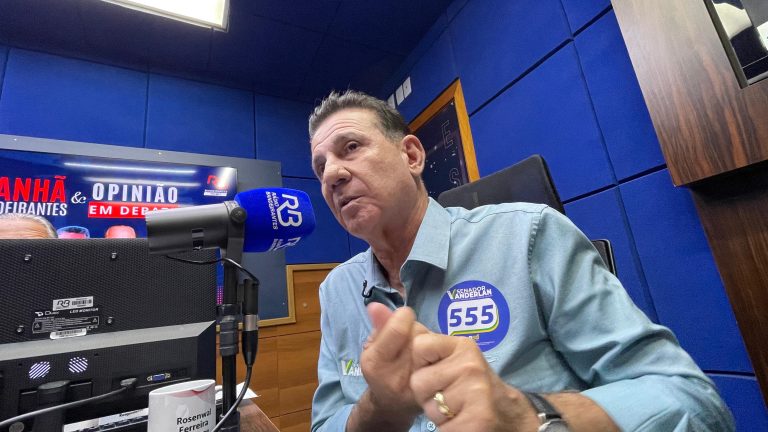 Em sabatina na Rádio Bandeirantes, Vanderlan Cardoso defende escala 5×2 e fala sobre emendas e Senado